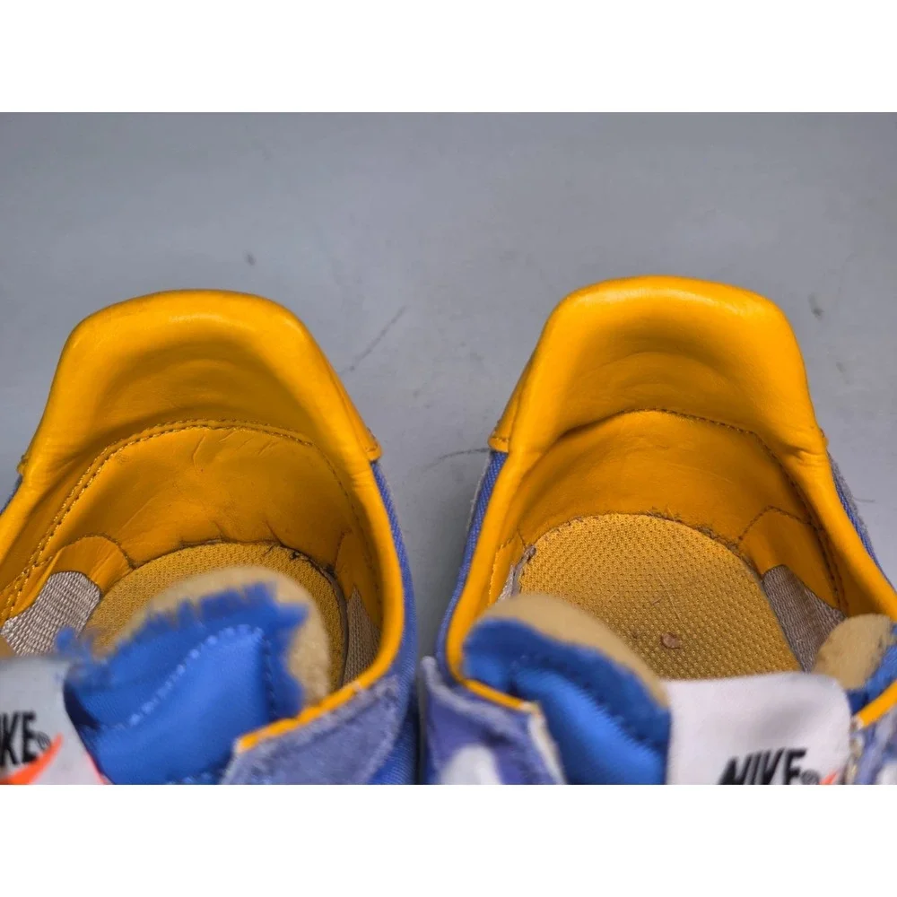 Nike Waffle Trainer 2 Youth Sneakers Size 6 Y EU 38.5 UK 5.5 Blue Yellow Shoes